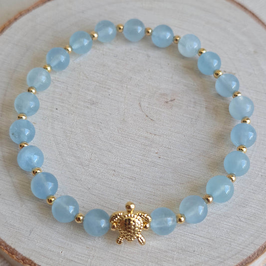Sturgeon Moon | Signature Stone | Aquamarine Bracelet