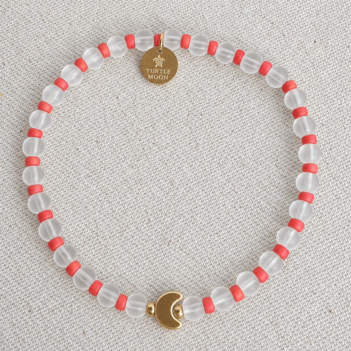 Strawberry Moon Mini Moon Bracelet