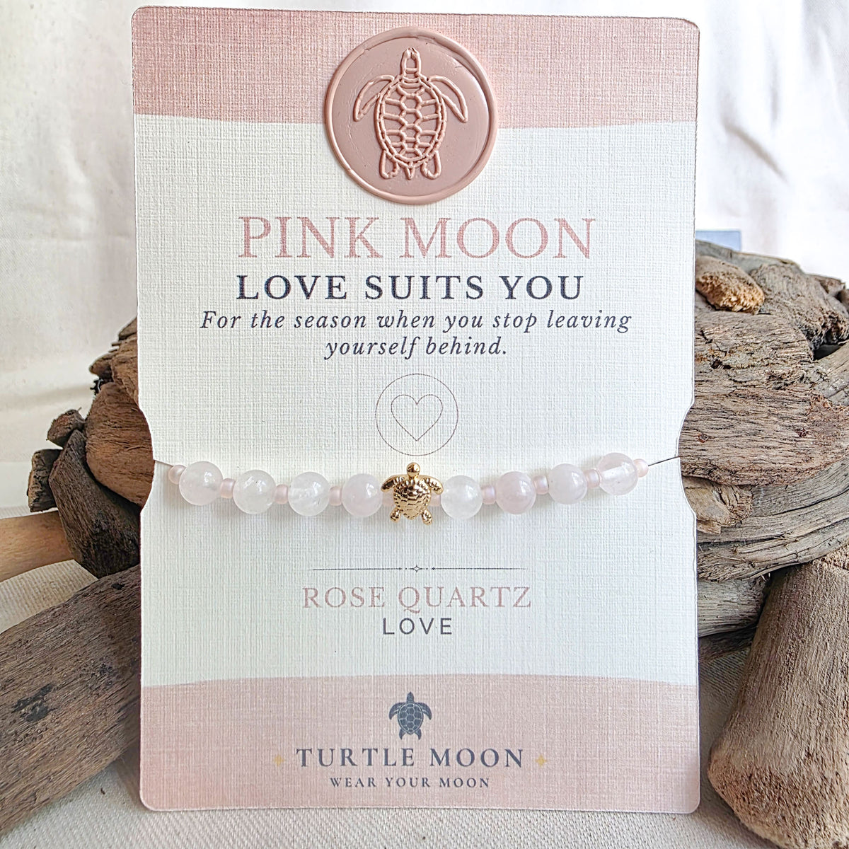 Pink Moon Color Story Bracelet | Rose Quartz