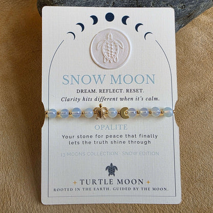 Snow Moon Bracelet | 13 Moons Collection