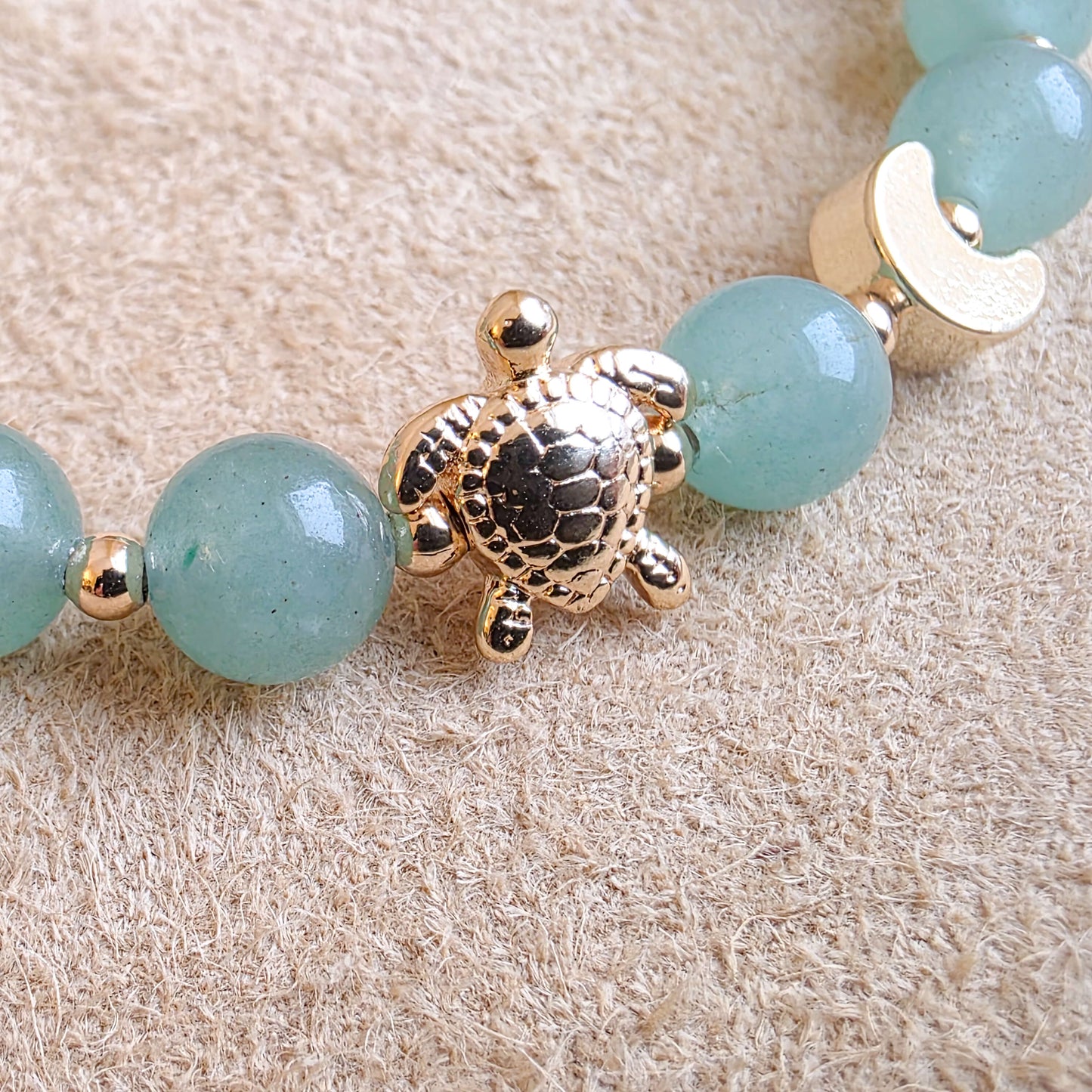 Worm Moon | Signature Silk | Green Aventurine Bracelet