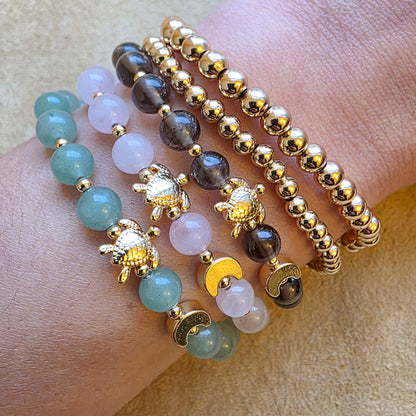 Worm Moon | Signature Silk | Green Aventurine Bracelet