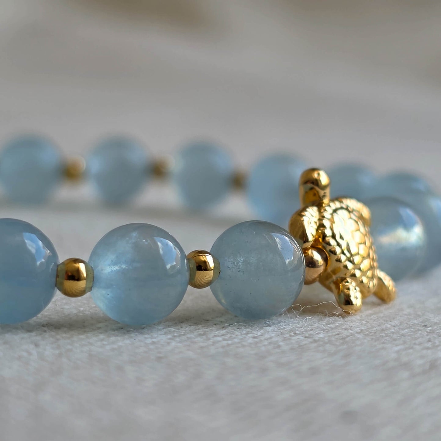 Sturgeon Moon | Signature Stone | Aquamarine Bracelet