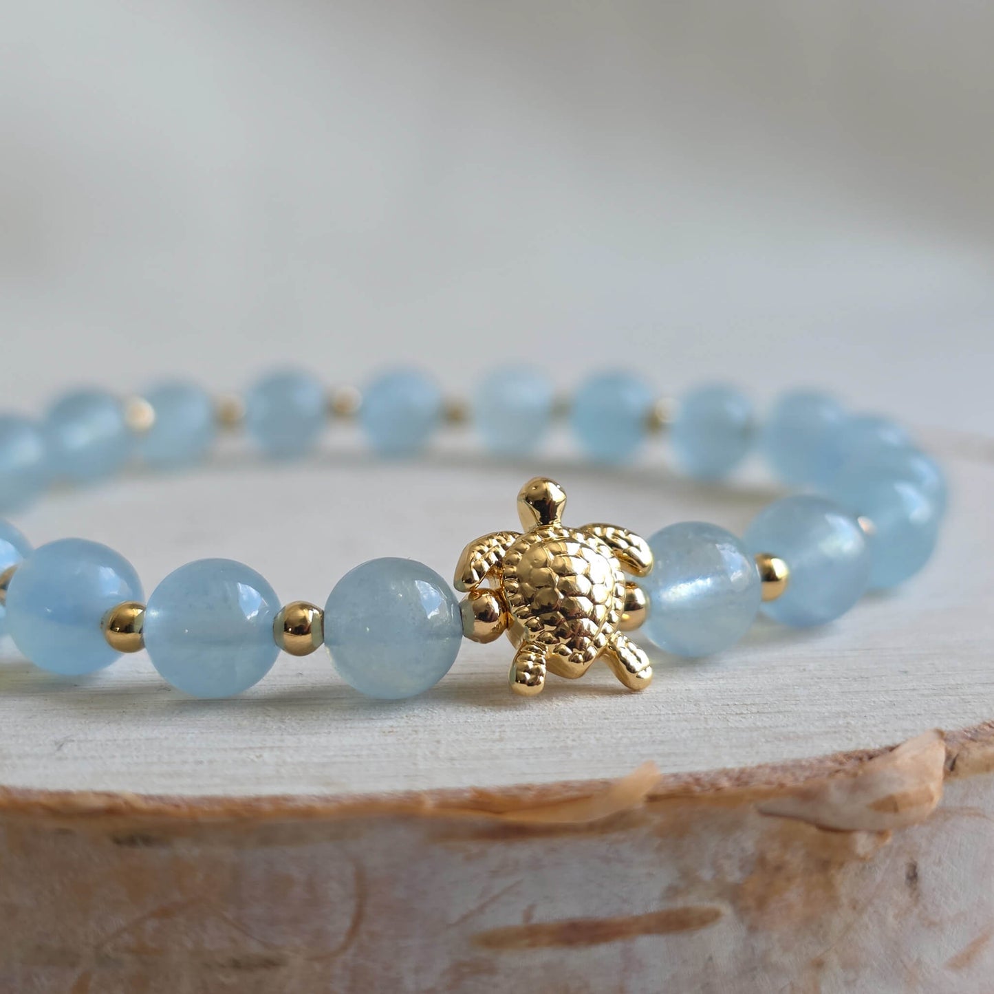 Sturgeon Moon | Signature Stone | Aquamarine Bracelet