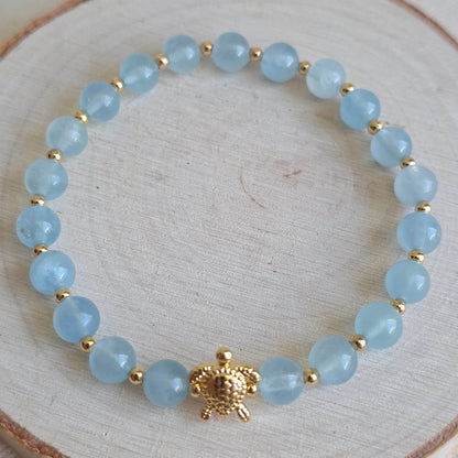 Sturgeon Moon | Signature Stone | Aquamarine Bracelet