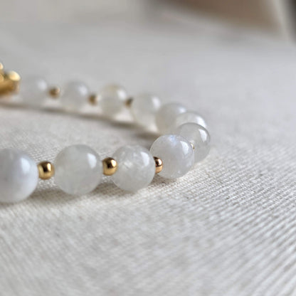 Snow Moon | Signature Stone | Moonstone Bracelet
