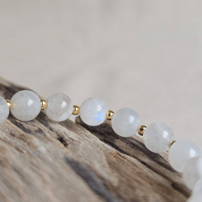 Snow Moon | Signature Stone | Moonstone Bracelet