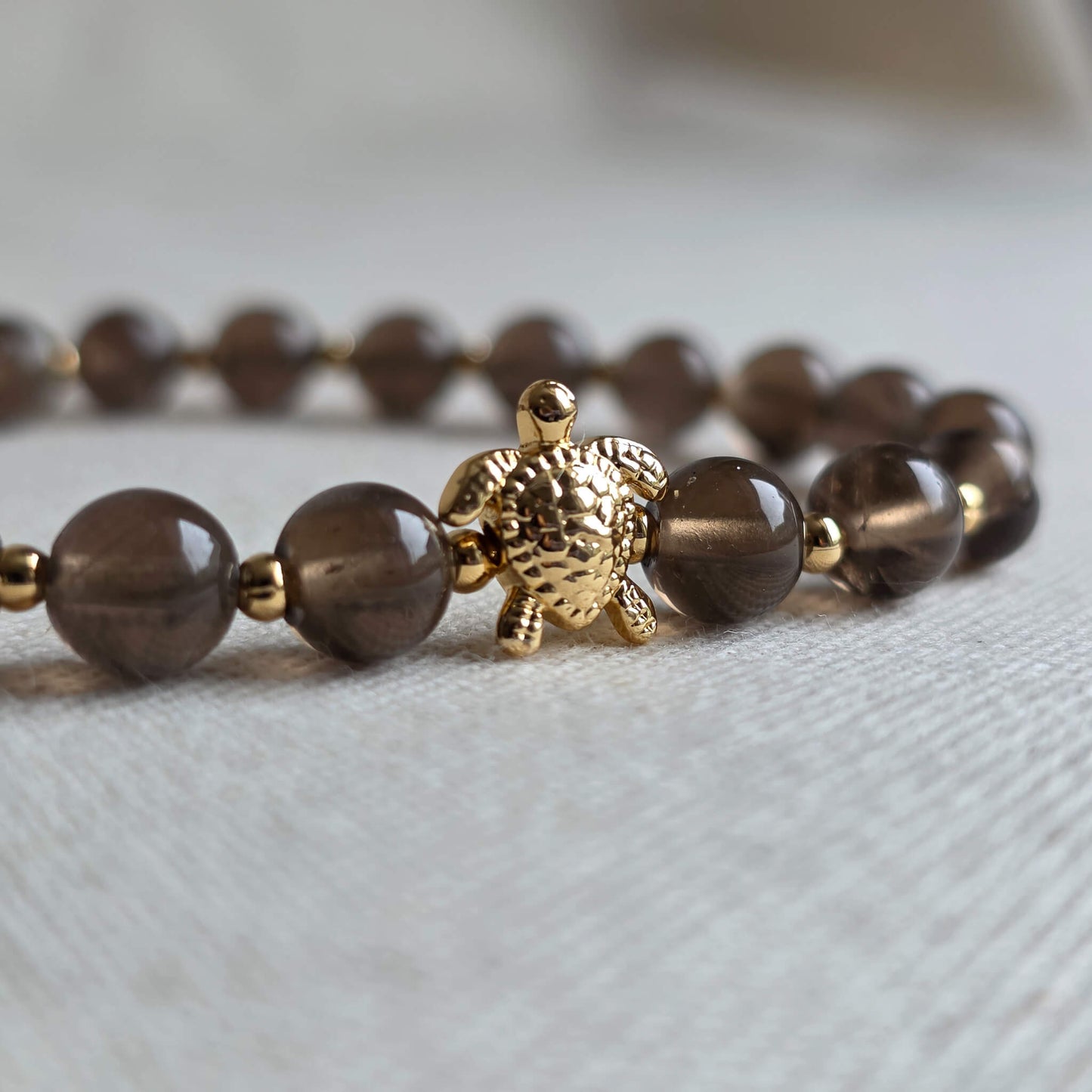 Cold Moon | Signature Stone | Smoky Quartz Bracelet