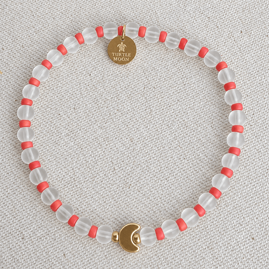Strawberry Moon Mini Moon Bracelet