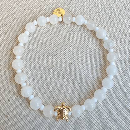 Snow Moon Color Story Bracelet | Moonstone