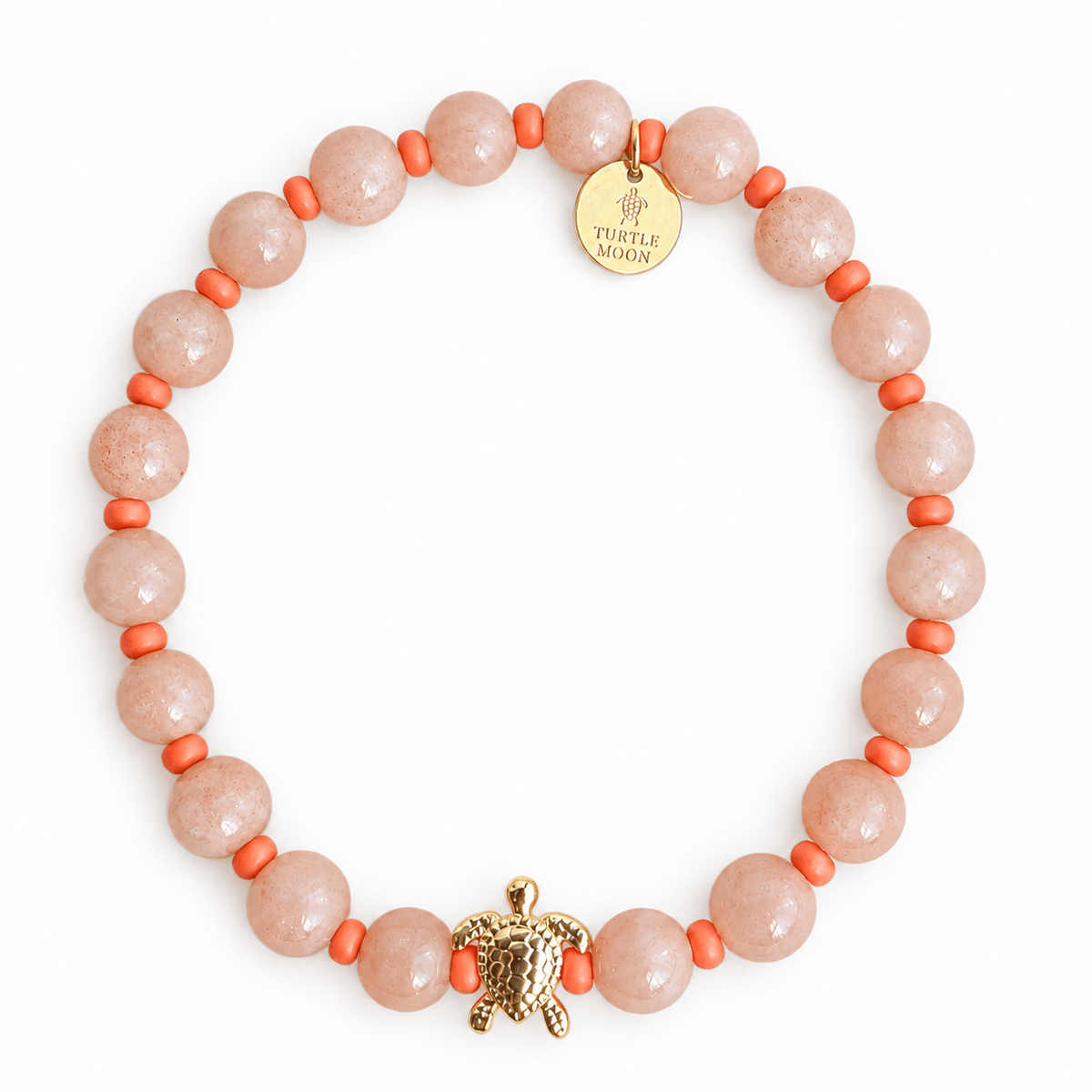Flower Moon Color Story Bracelet | Peach Moonstone