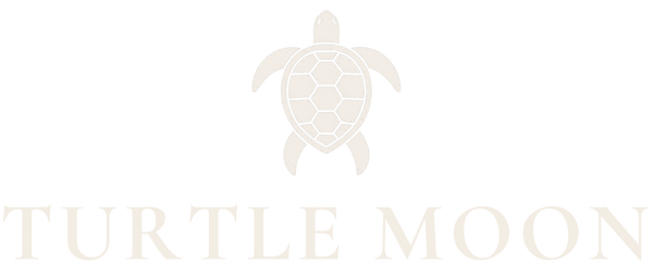 Turtle Moon logo with a turtle silhouette on a white background
