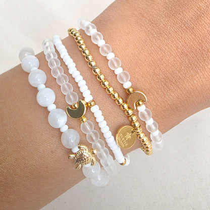 Snow Moon Color Story Bracelet | Moonstone