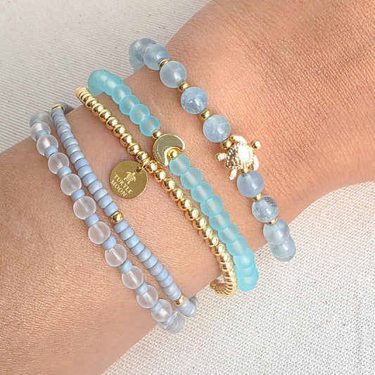 Sturgeon Moon Stone Color Bracelet | Aquamarine