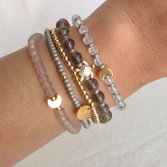 Cold Moon Color Story Bracelet | Smoky Quartz