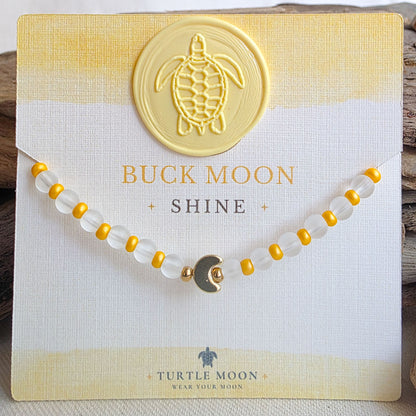 Buck Moon Mini Moon Bracelet