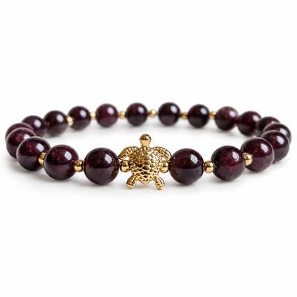 Wolf Moon | Signature Stone | Garnet Bracelet