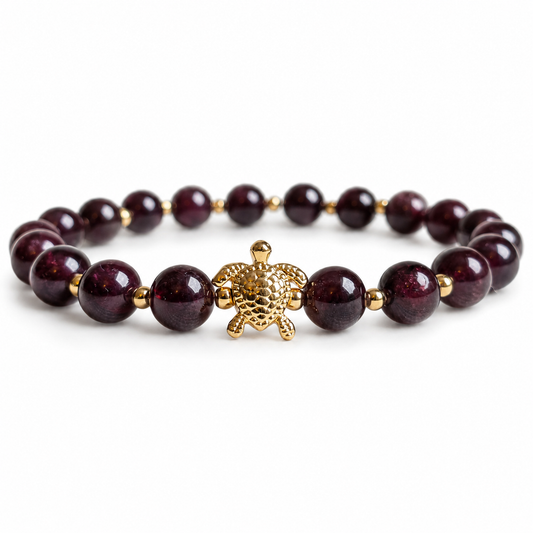 Wolf Moon | Signature Stone | Garnet Bracelet