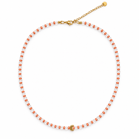 Flower Moon Mini Moon Necklace