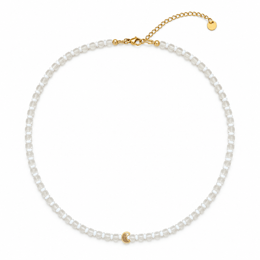 Snow Moon Mini Moon Necklace